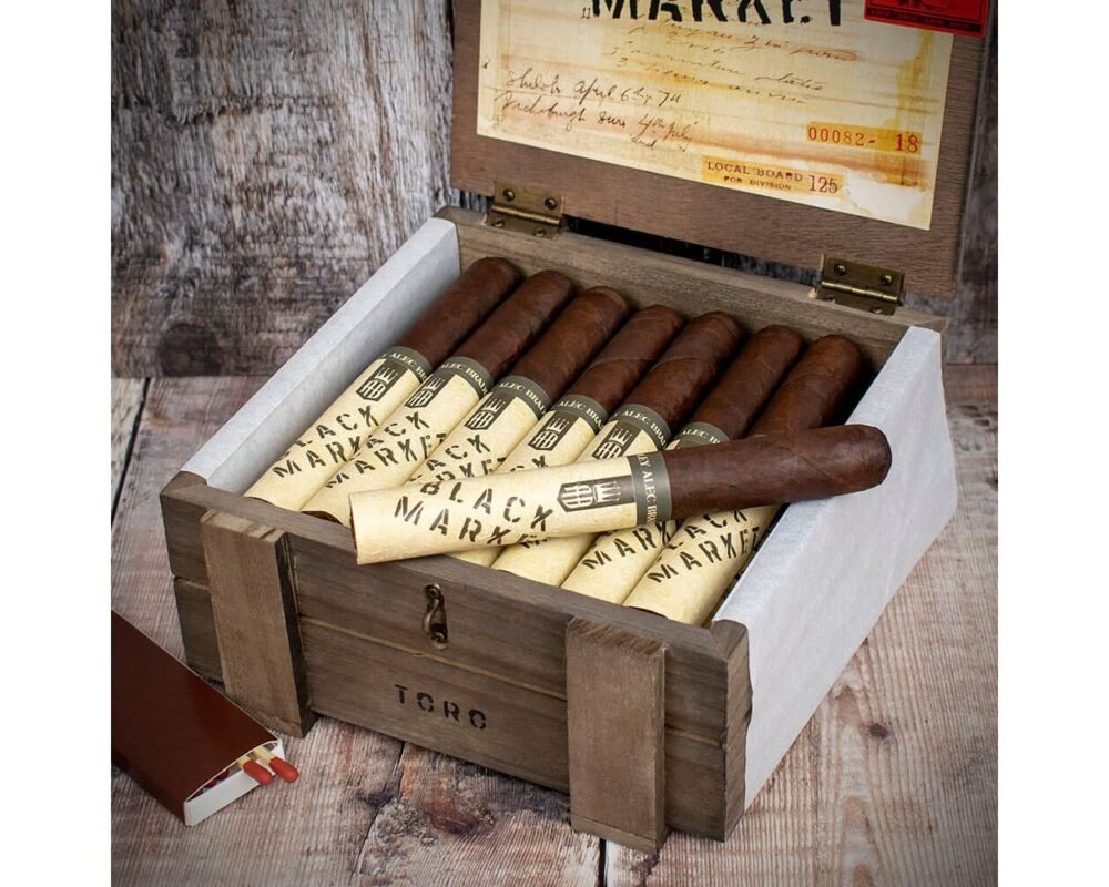 Alec Bradley Black Market Toro Cigar - Box 22