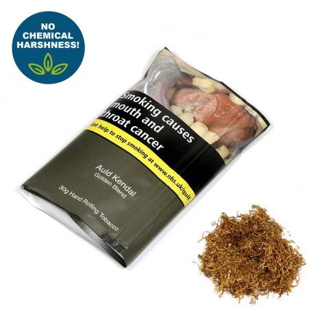 Auld Kendal (Pre Packed) Golden Blend | Hand Rolling Tobacco - 5x30g