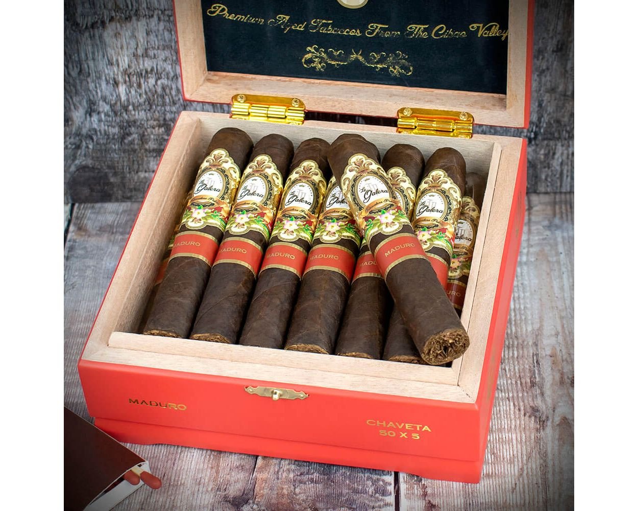 Box (21) - La Galera Maduro Chaveta Robusto Cigars Box (21) - La Galera Maduro Chaveta Robusto Cigars