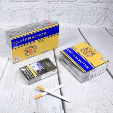 Where to Buy Superkings 200 Bright Blue Cigarettes 10 Packs