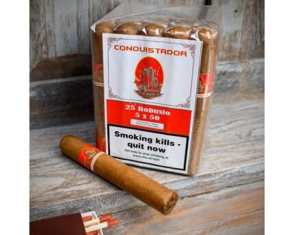 Conquistador Robusto Cigars - Bundle of 25