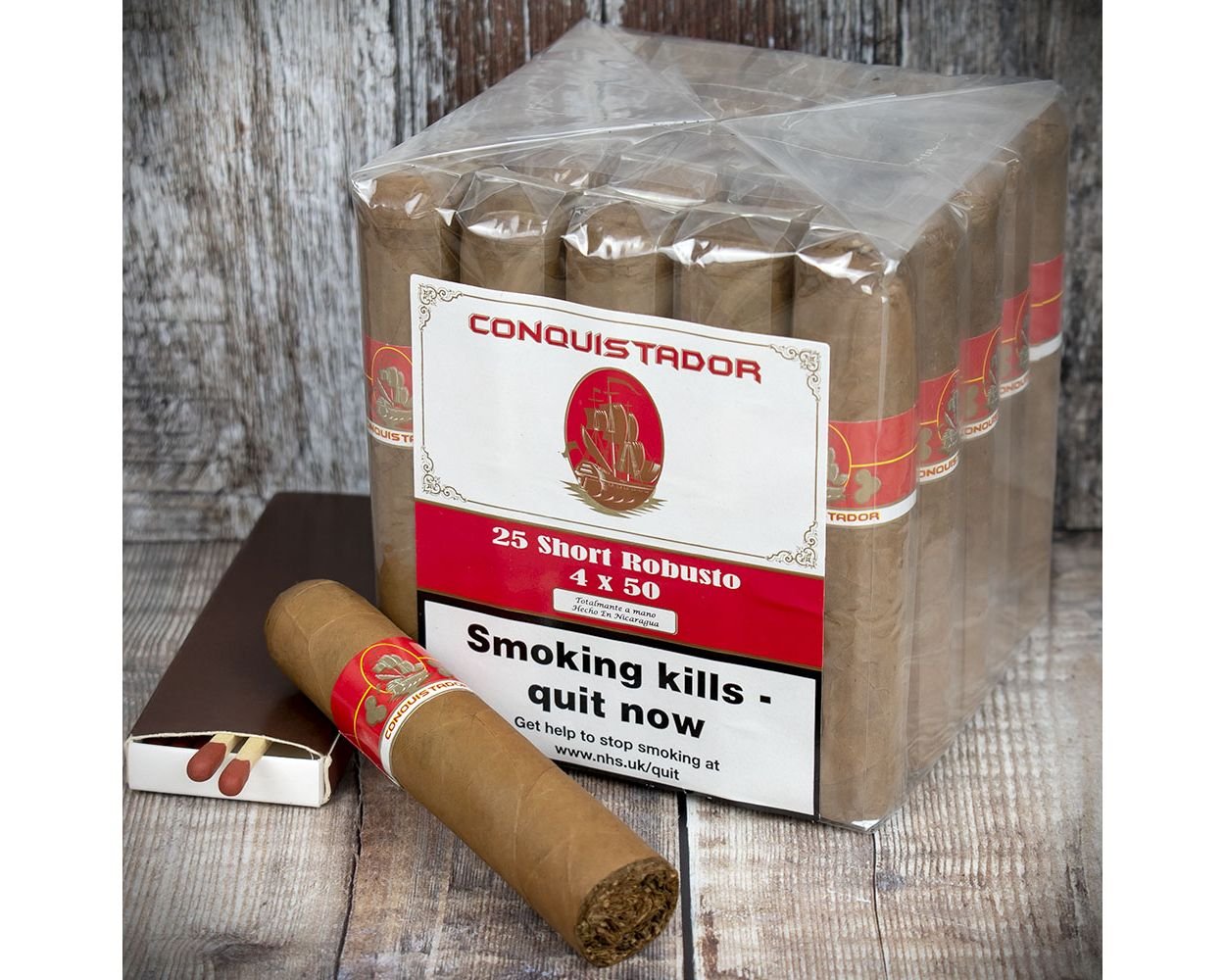 Conquistador Short Robusto - Bundle of 25 Cigars Conquistador Short Robusto - Bundle of 25 Cigars